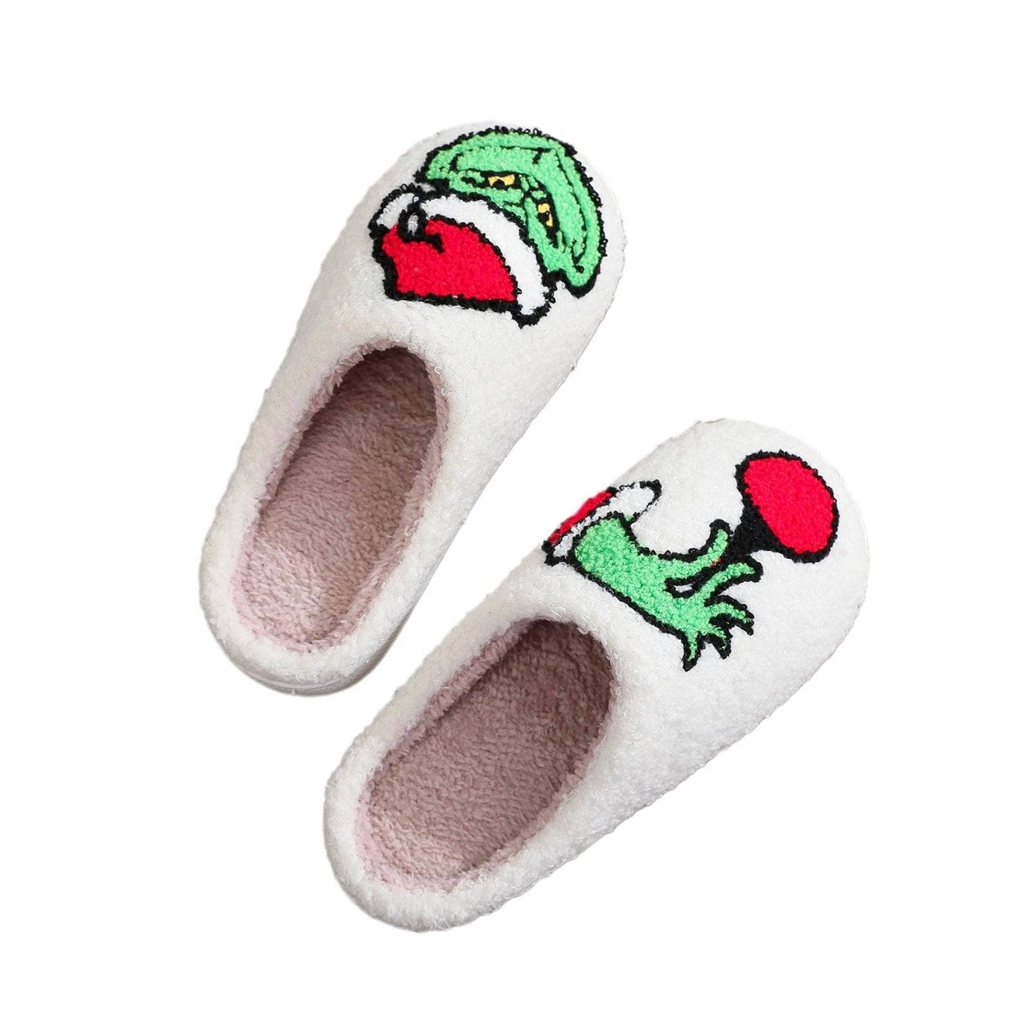 Christmas green man Holiday Slippers