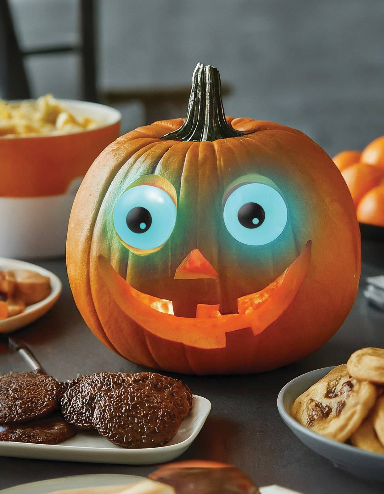 Halloween Light-Up Pumpkin Eyeballs