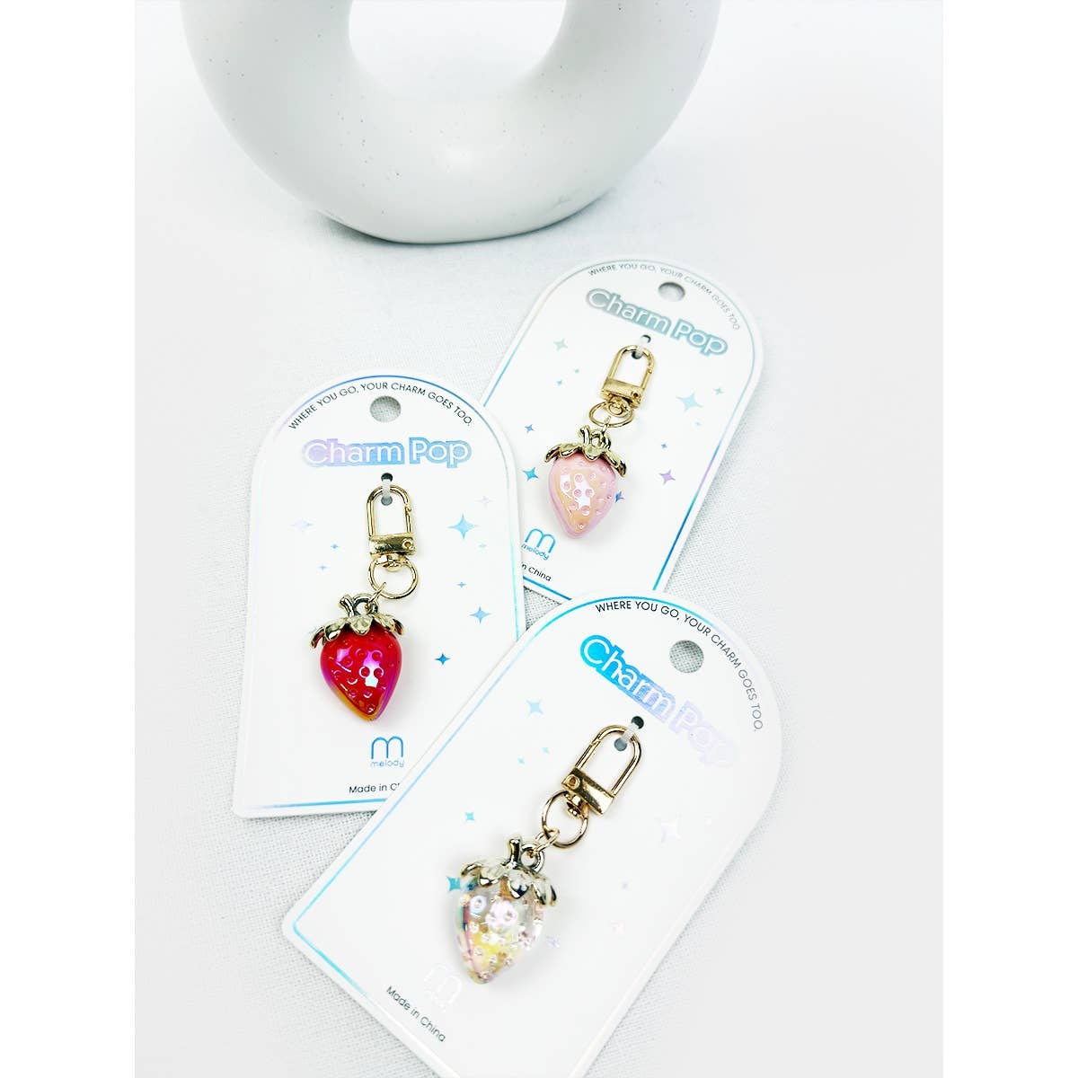 Strawberry Key Charm