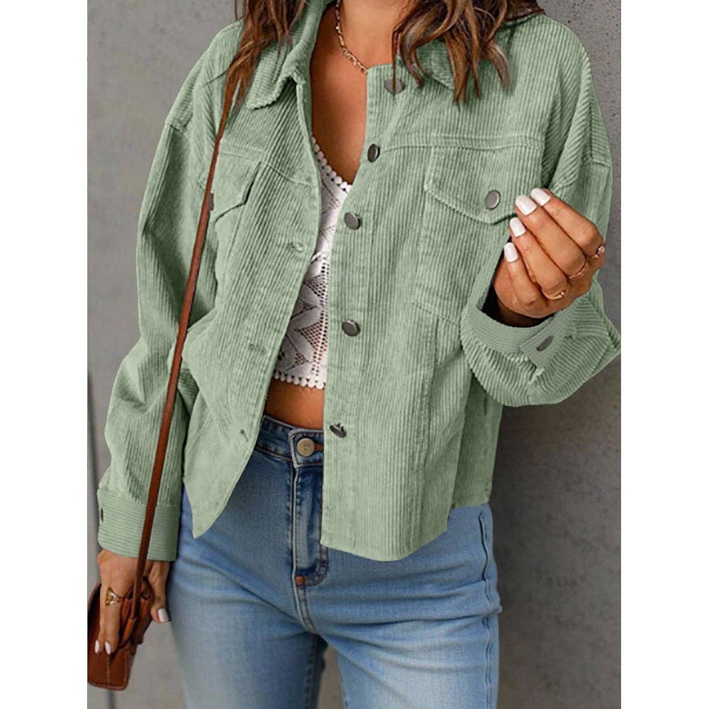 Sage Corduroy Jacket