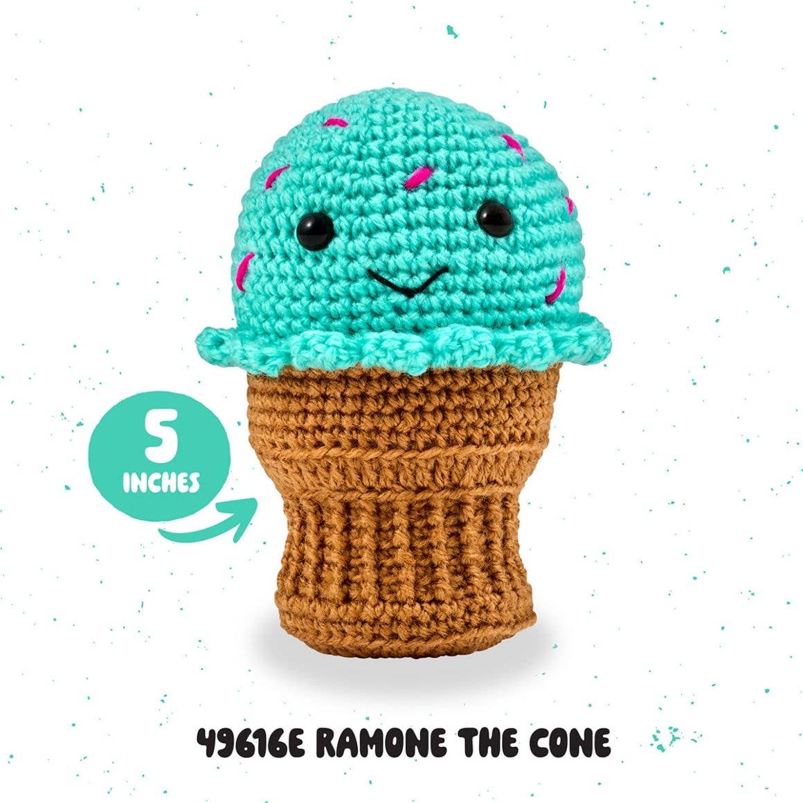 Crochet Kit - Ramone the Cone