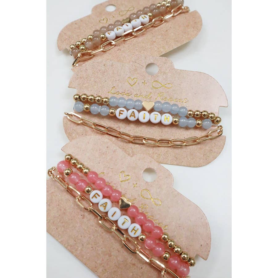 Faith Layered Bracelets