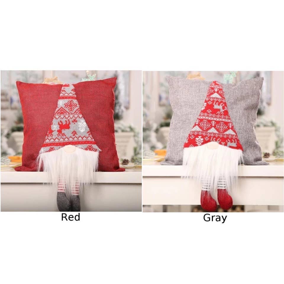 Christmas Gnome Throw Pillow Covers