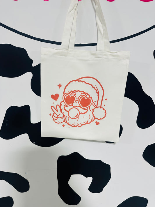 Sassy Santa tote
