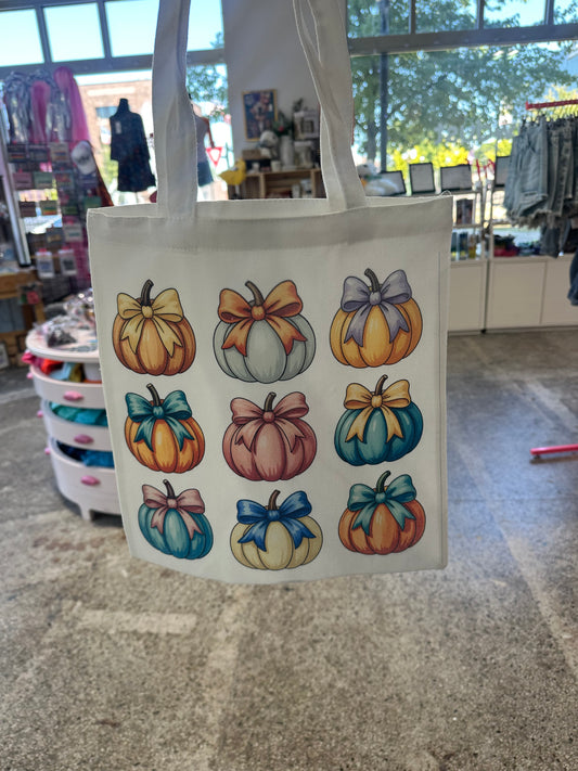 pumpkins and Bows tote