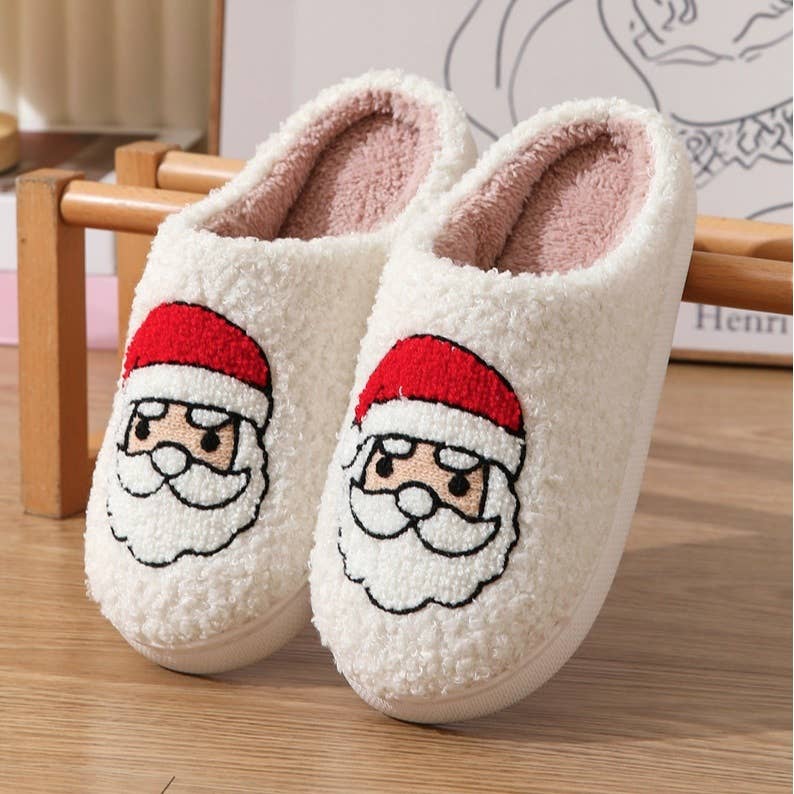 Cozy Christmas Holiday Pattern Slippers