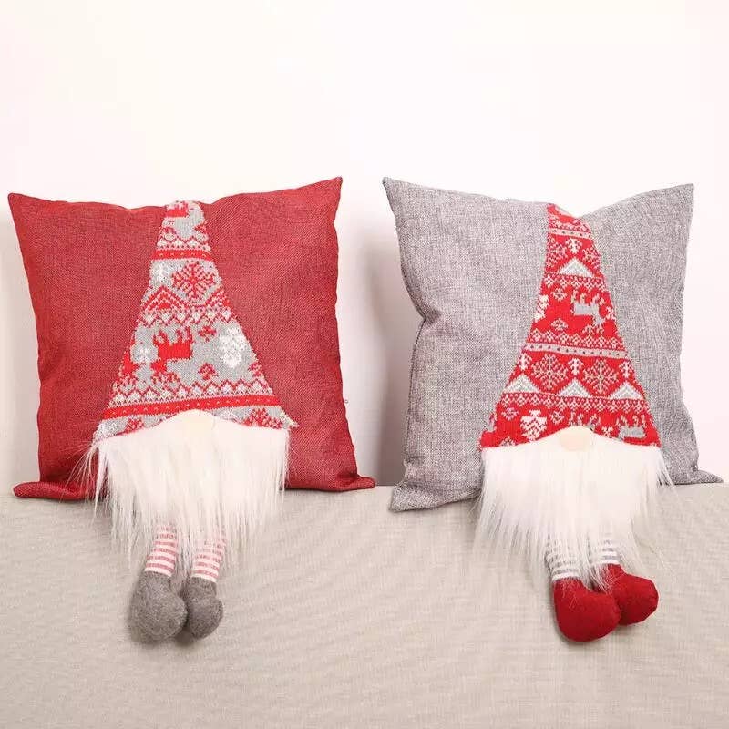 Christmas Gnome Throw Pillow Covers