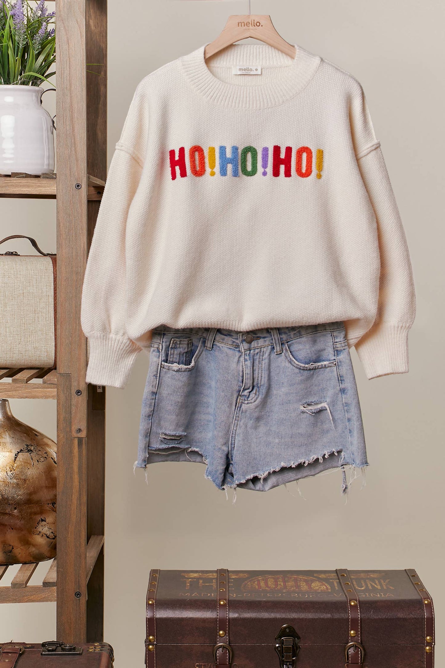 OVERSIZE Christmas letter Sweater