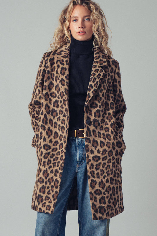 Leopard Oversized Coat