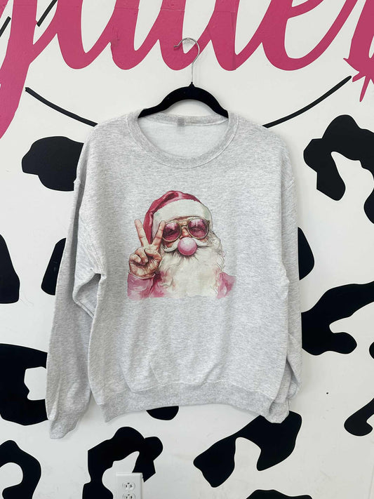 Pink Santa Crewneck