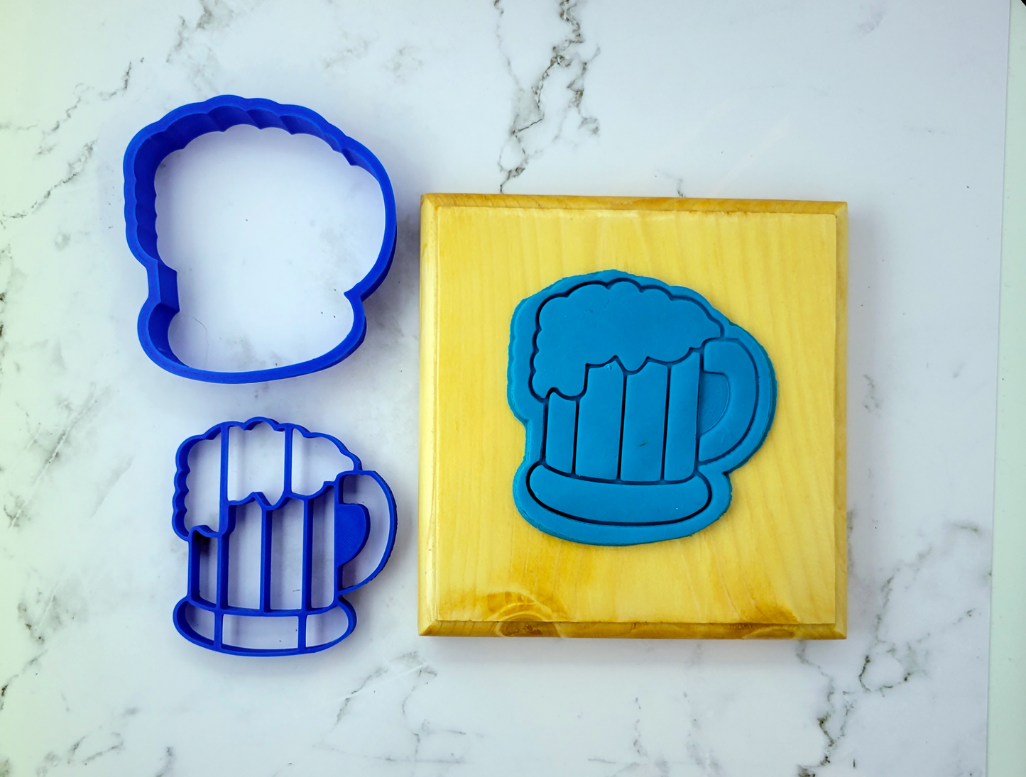 Beer Mug Cookie Cutter Set (2-Piece)