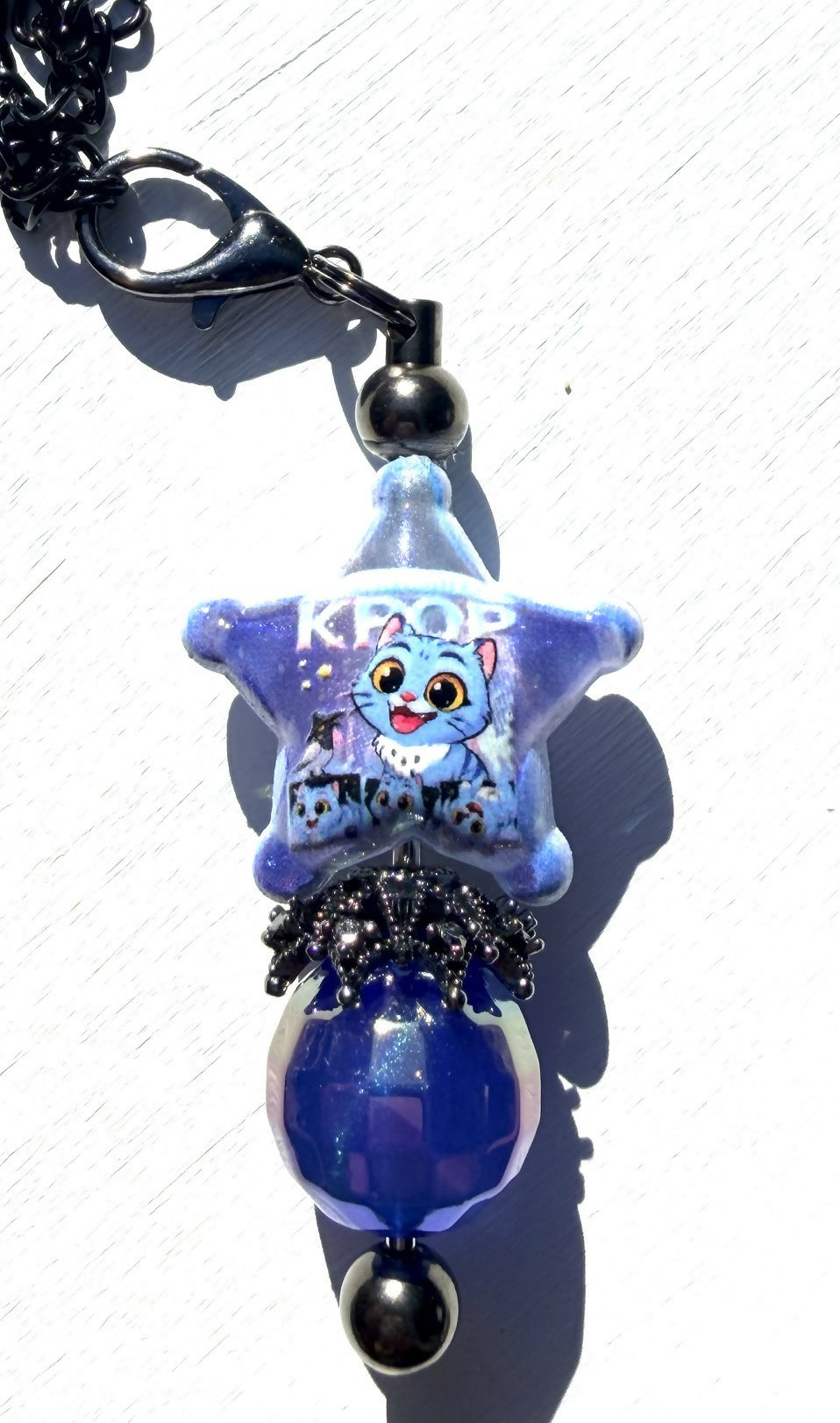 KPop DH Blue Star Tumbler/Bag Charm