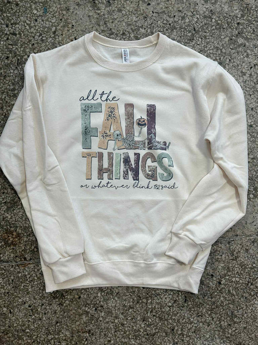 All the Fall Things crew neck