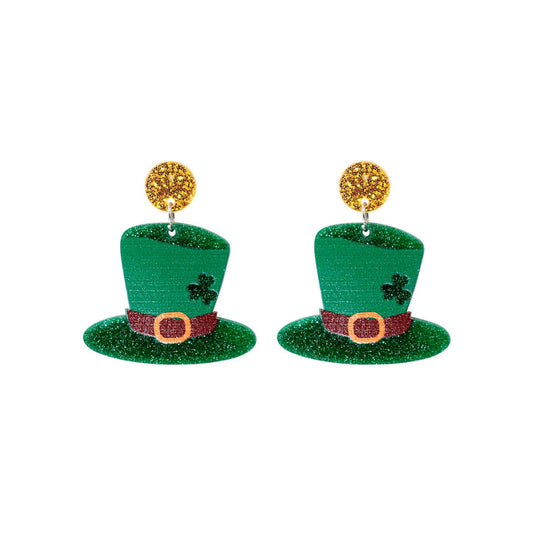 Leprechaun Hat Earrings