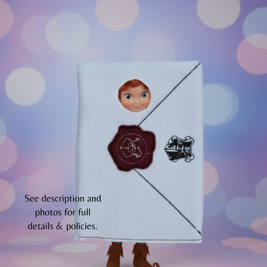 Wizard School Letter Elf Costume – Magical Fleece Envelope Outfit