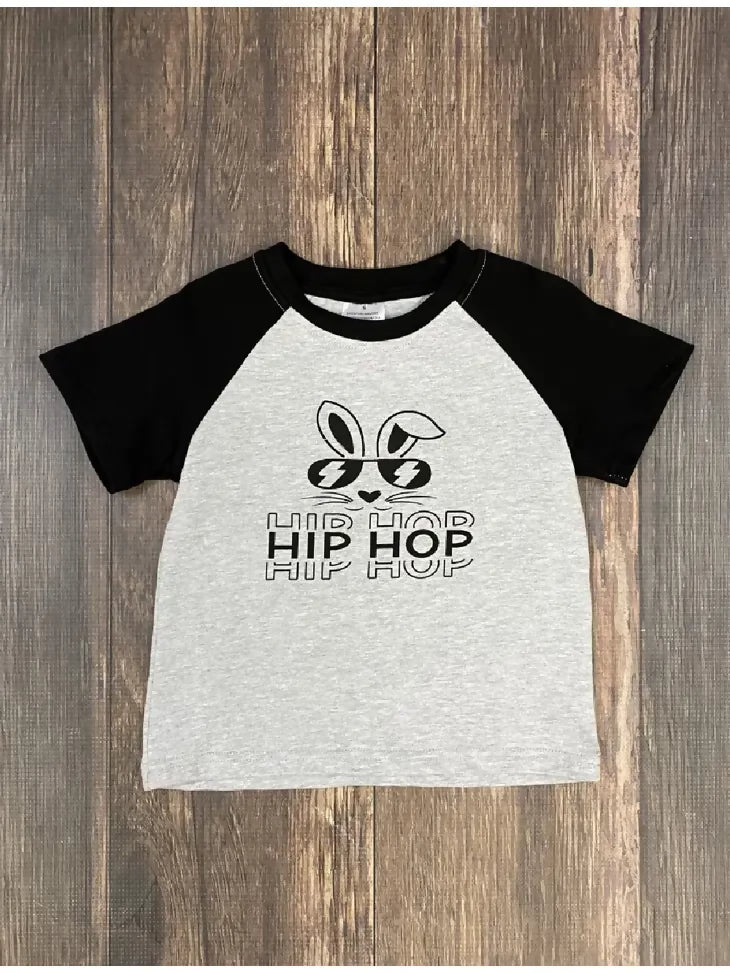 hip hop black boys tee