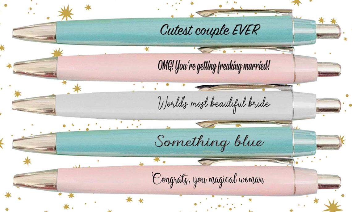 Bridal Pen Set