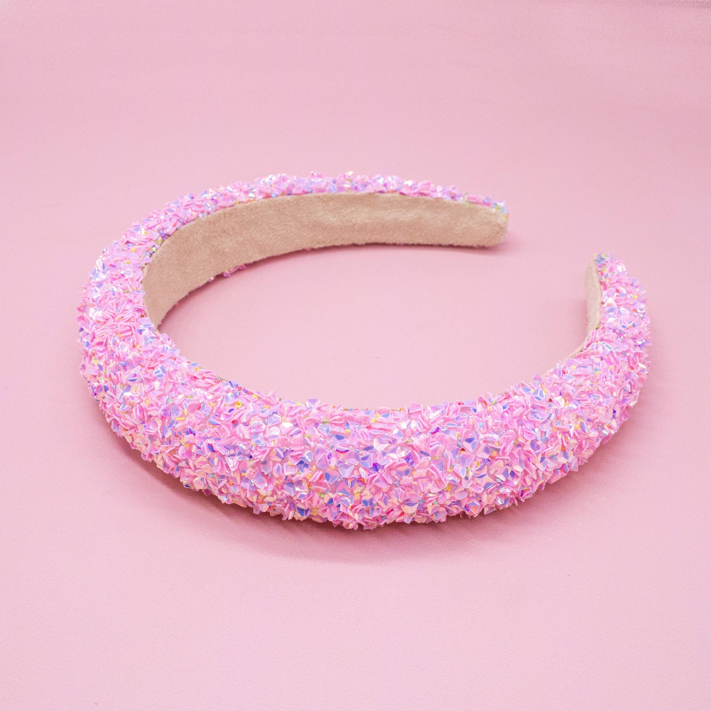 Pink Chunky Sequin Headband