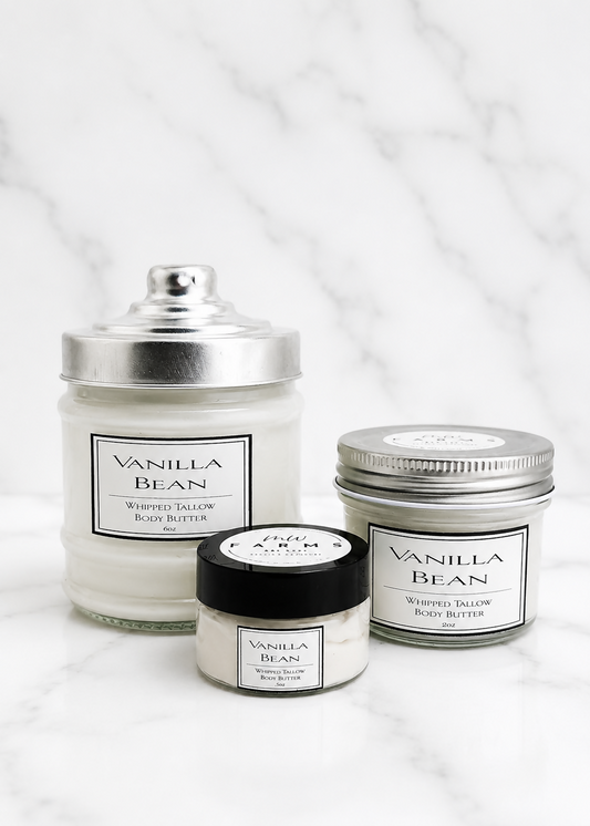 Vanilla Bean Tallow Body Butter - Whipped