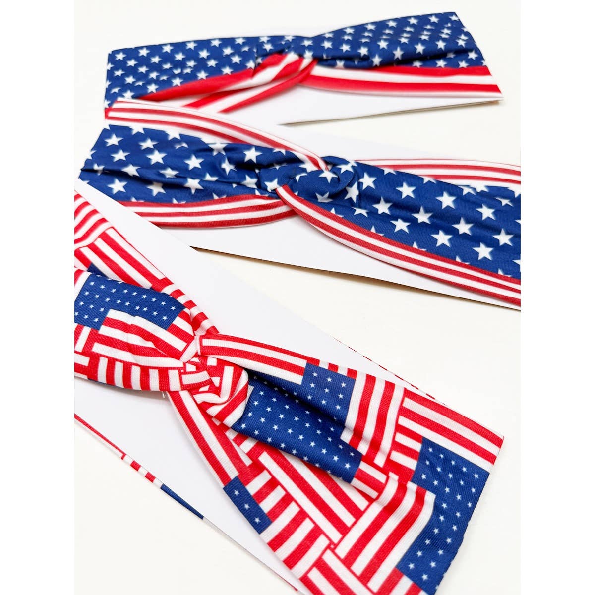 American Patriotic Twisted  Head wrap