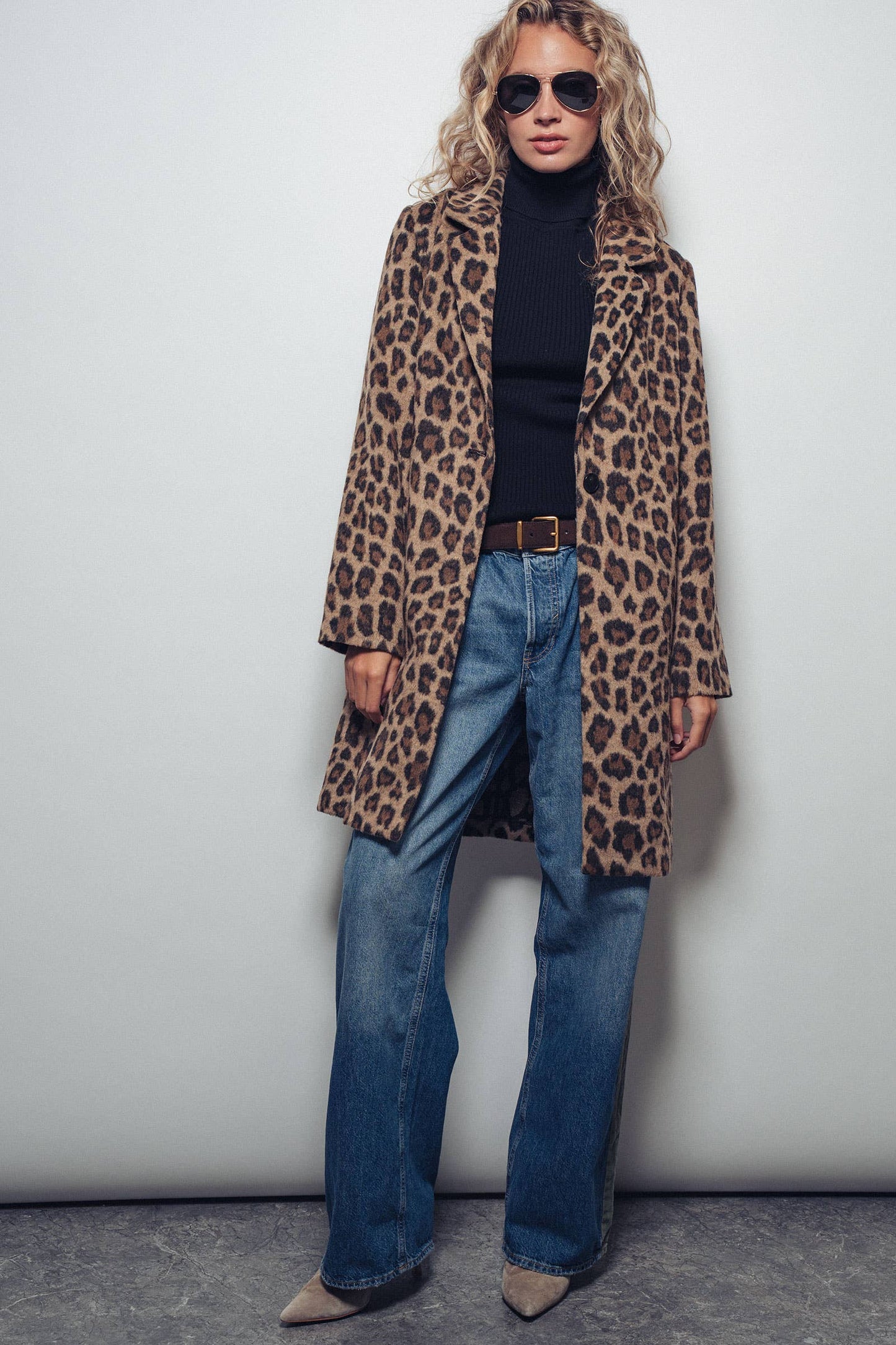 Leopard Oversized Coat