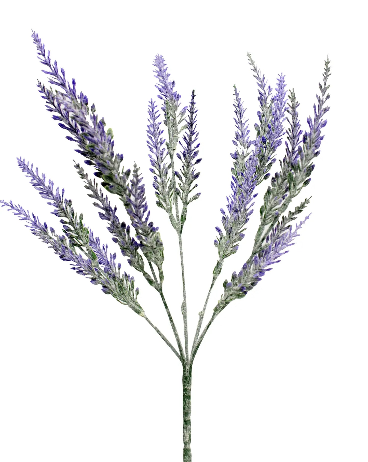 Artificial Frosted Lavender bush