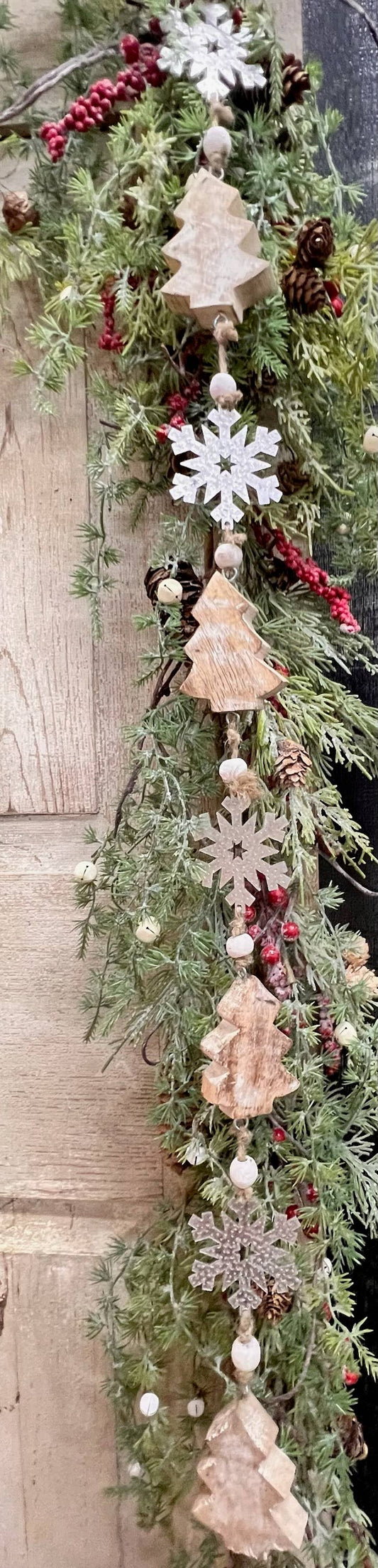 Tree & Snowflake Garland