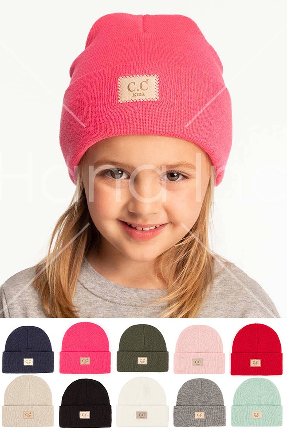 C.C Kids Classic Rib Beanie: