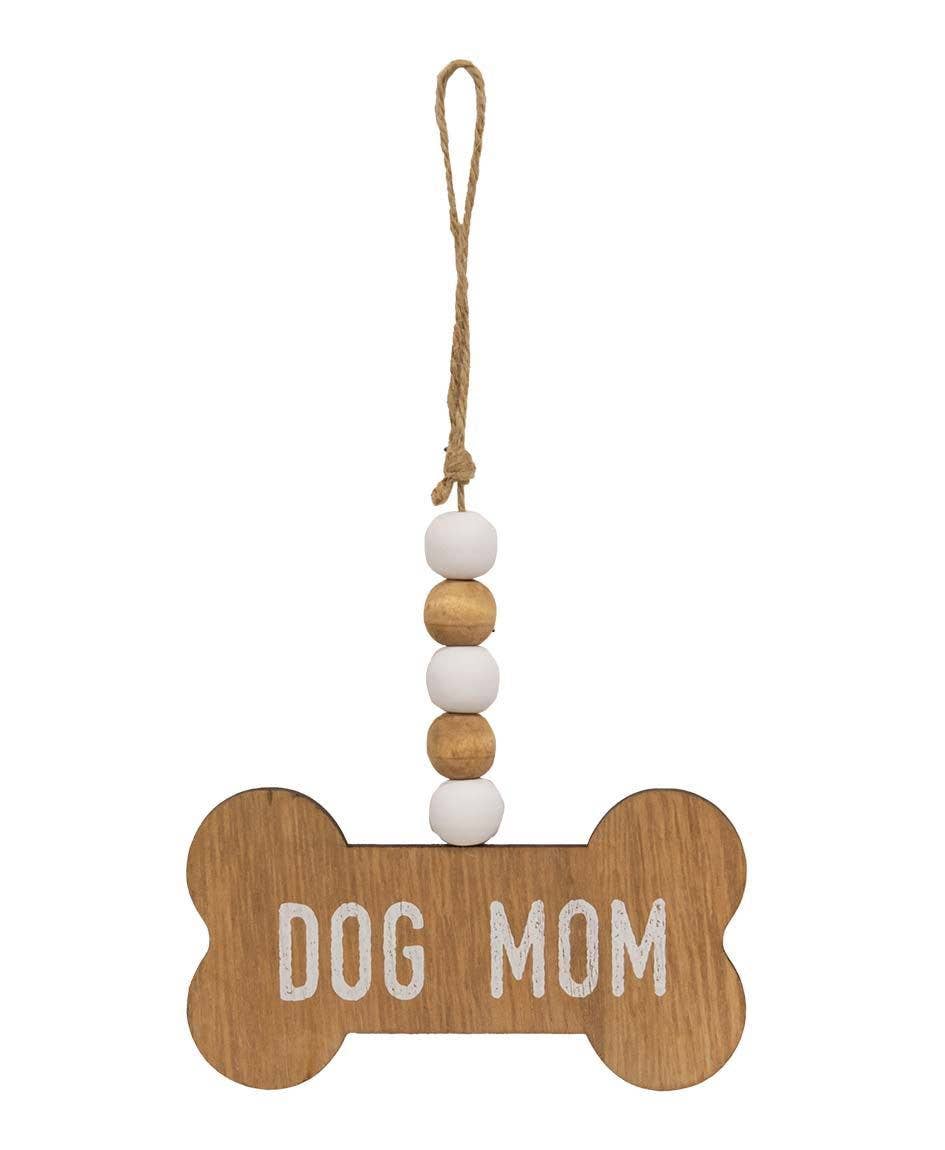 Beaded Dog Bone Ornament,