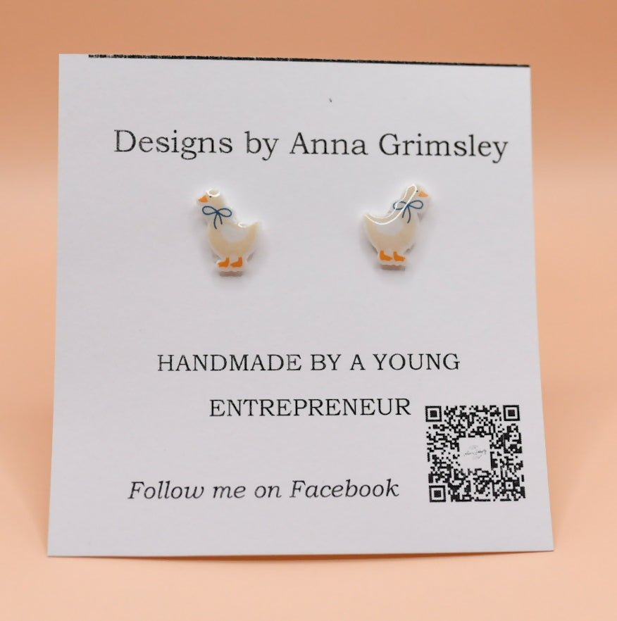 Goose Earrings