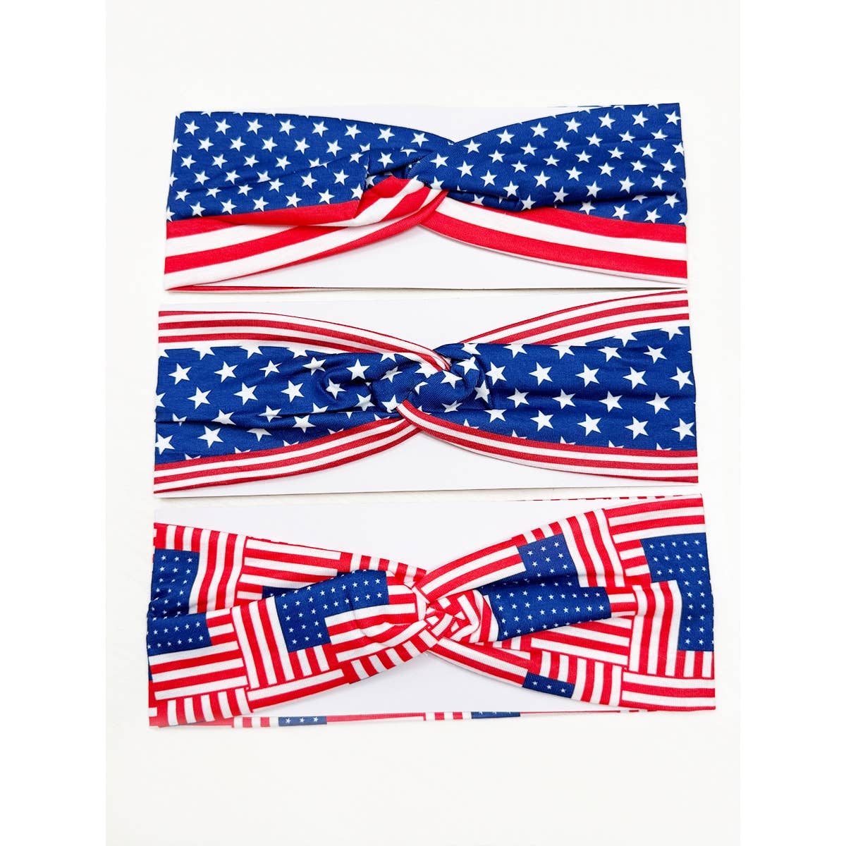 American Patriotic Twisted  Head wrap