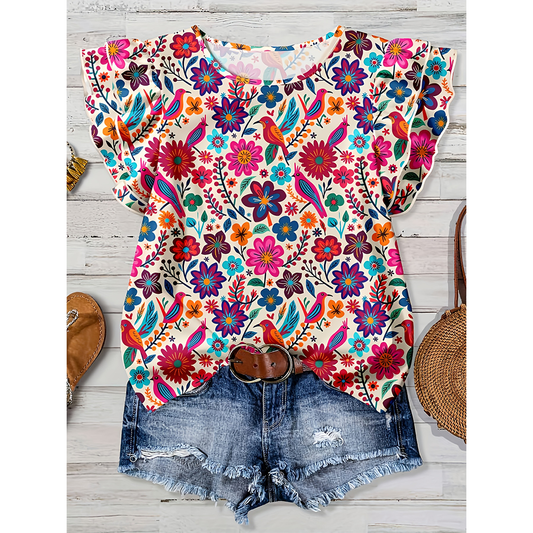 Fresh Floral Top