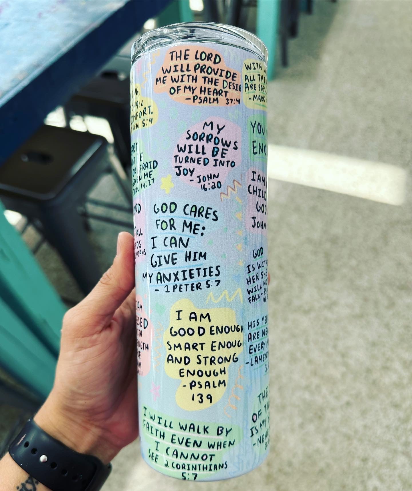 Bible Affirmations Tumbler