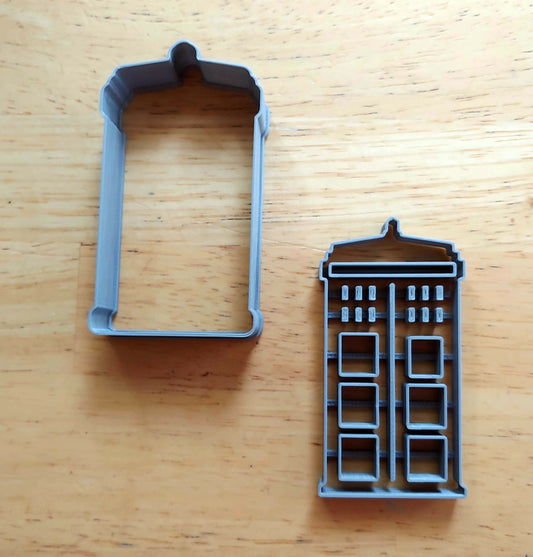Police Box Cookie Cutter Set (2-Piece)