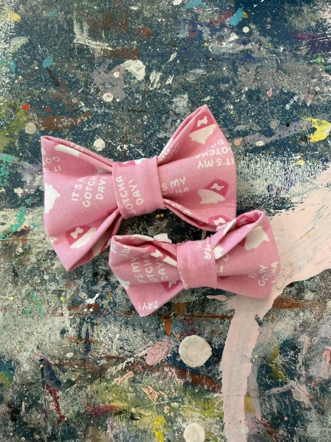 Over The Collar Bow-Tie birthday girl