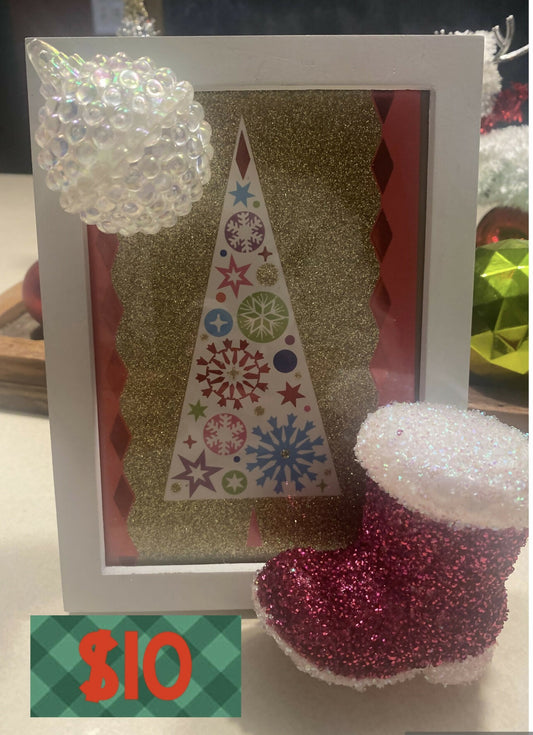 Glitter Boot picture frame