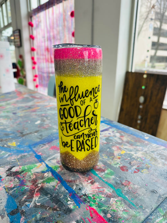 teacher glitter Tumbler