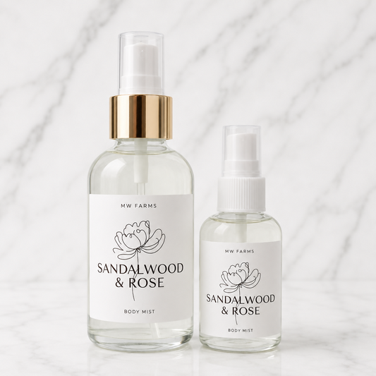 Sandalwood & Rose Body Spray