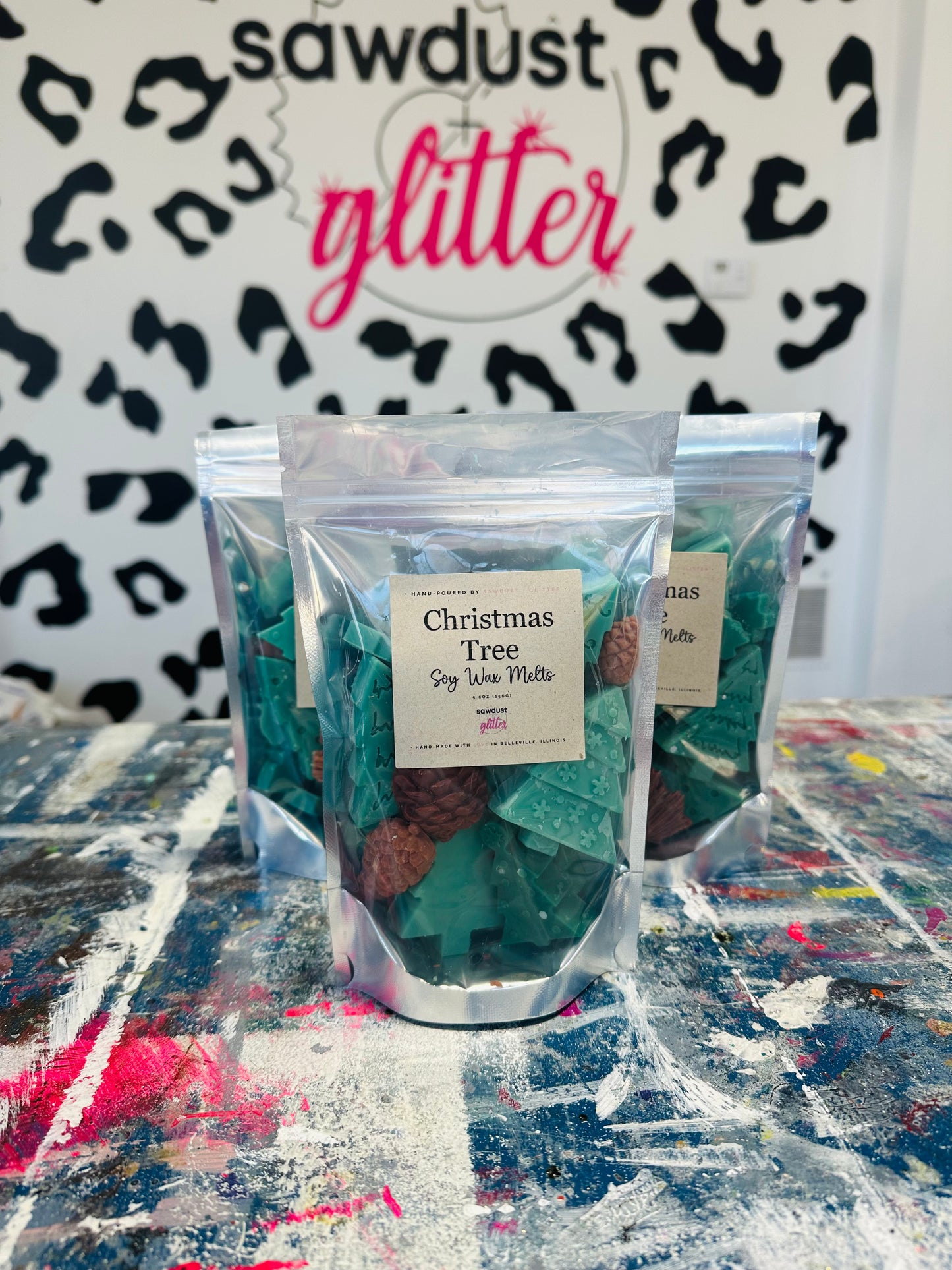 Christmas Tree Wax Melt Bag