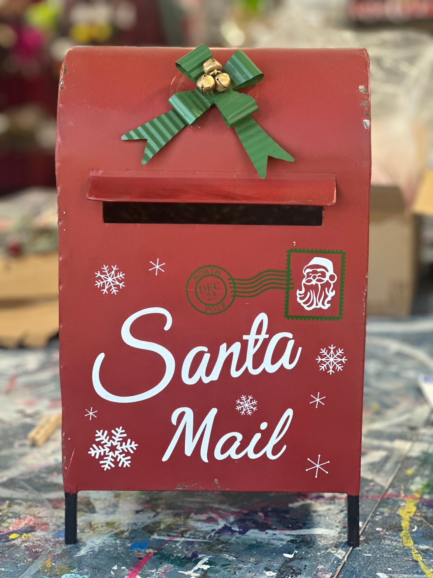 Rustic Santa Mailbox