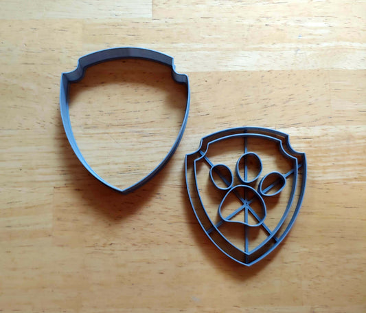2-Piece Rescue Shield Cookie Cutter