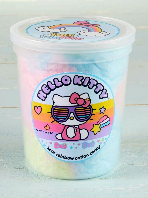 Hello Kitty Sour Rainbow Cotton Candy