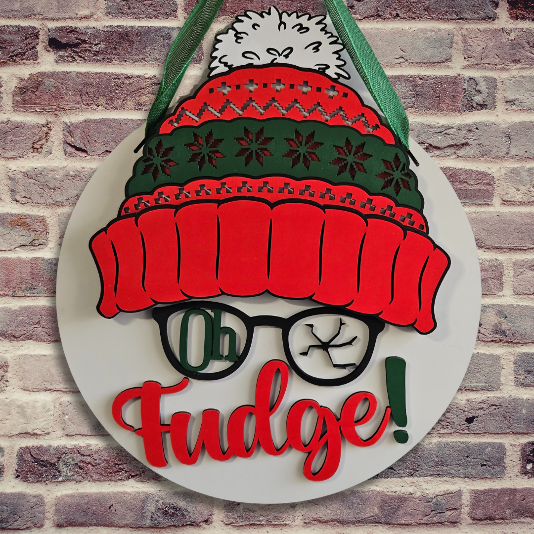 Oh Fudge Door Hanger