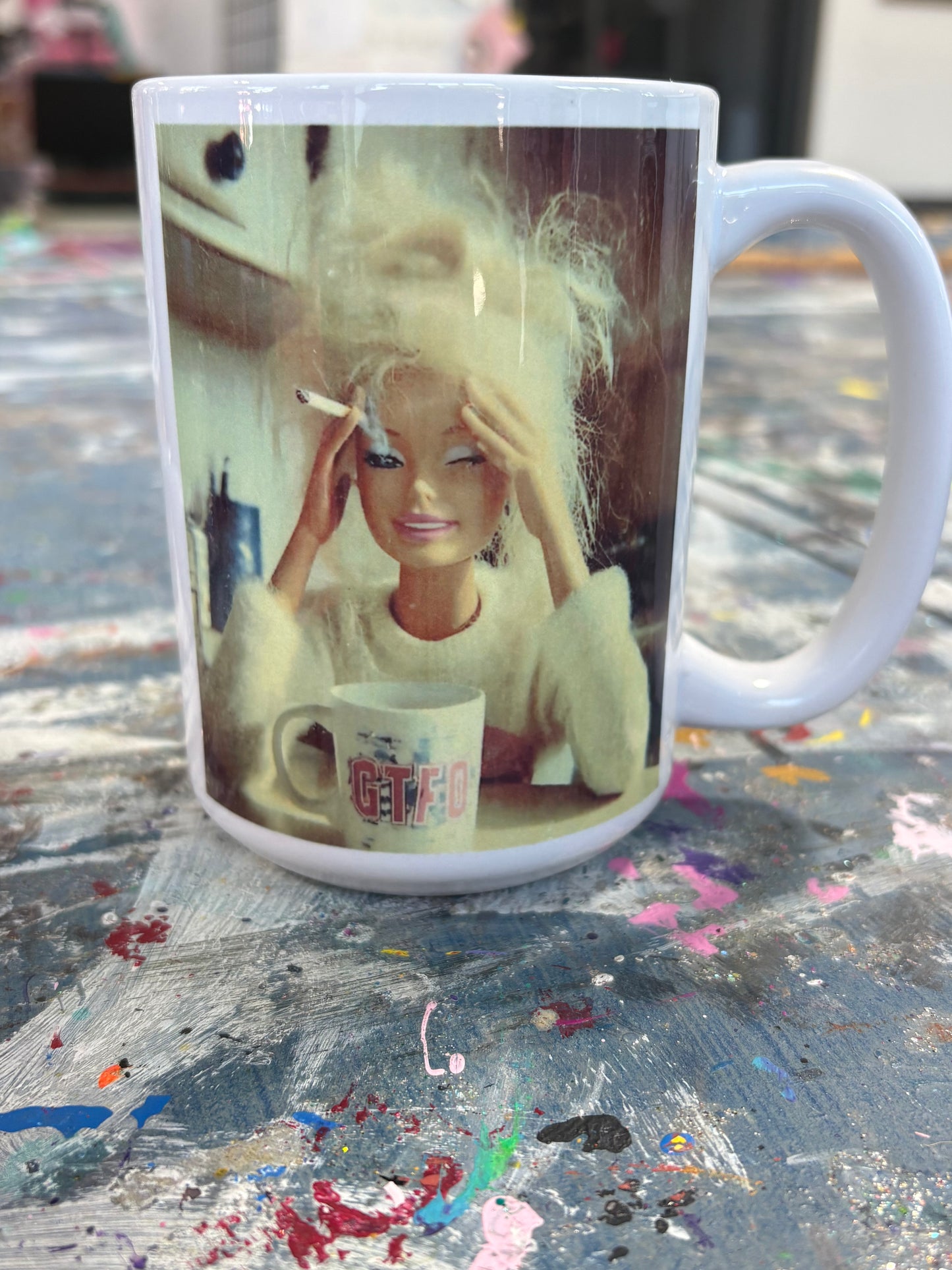 Over it mug