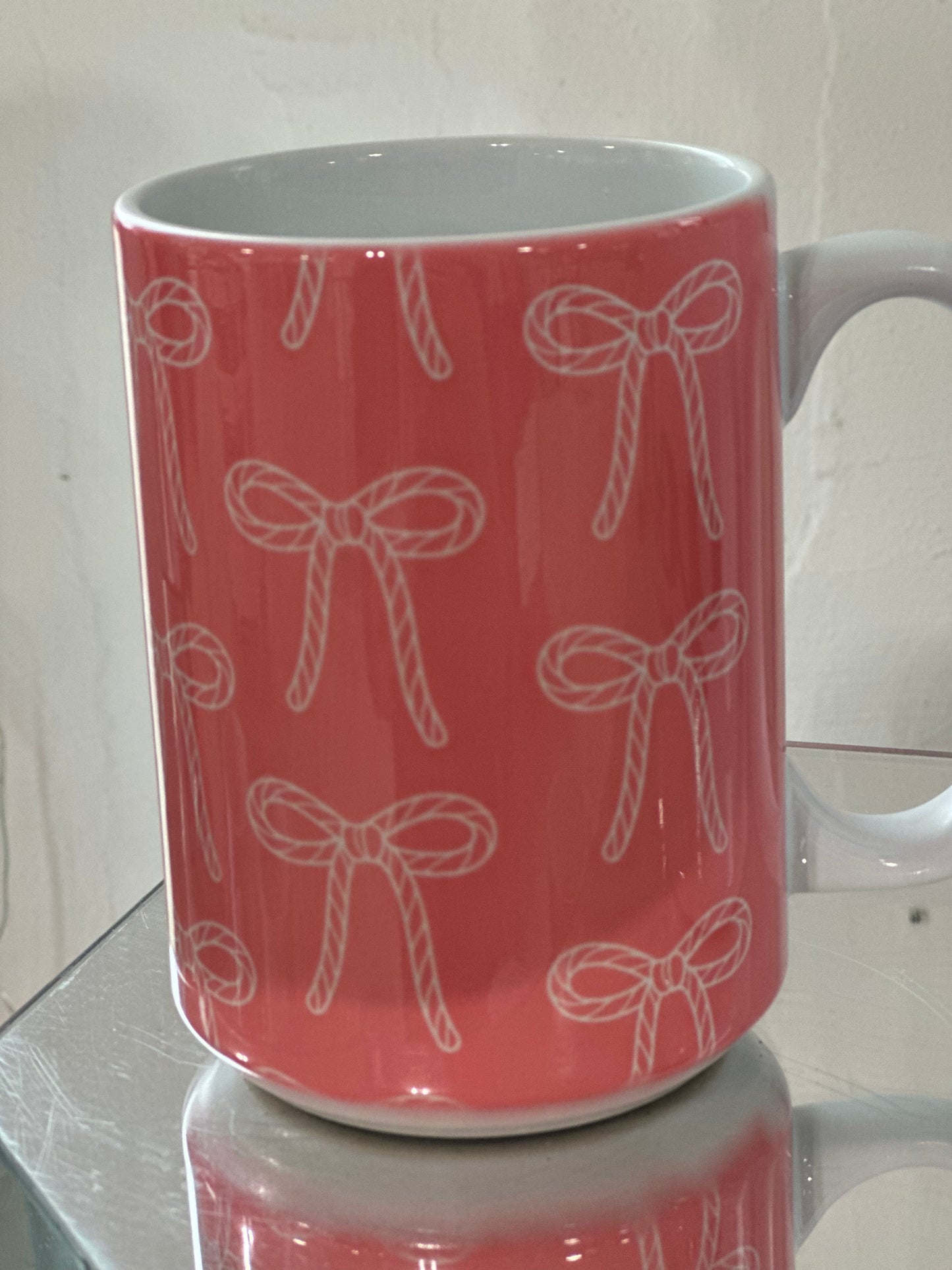 Pink Bow Mug