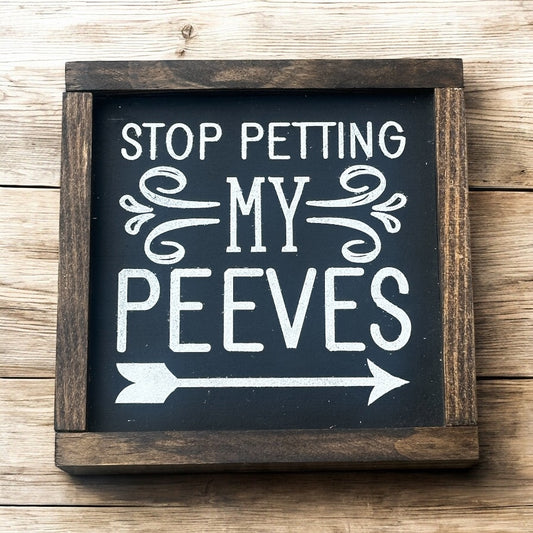 Petting my Peeves