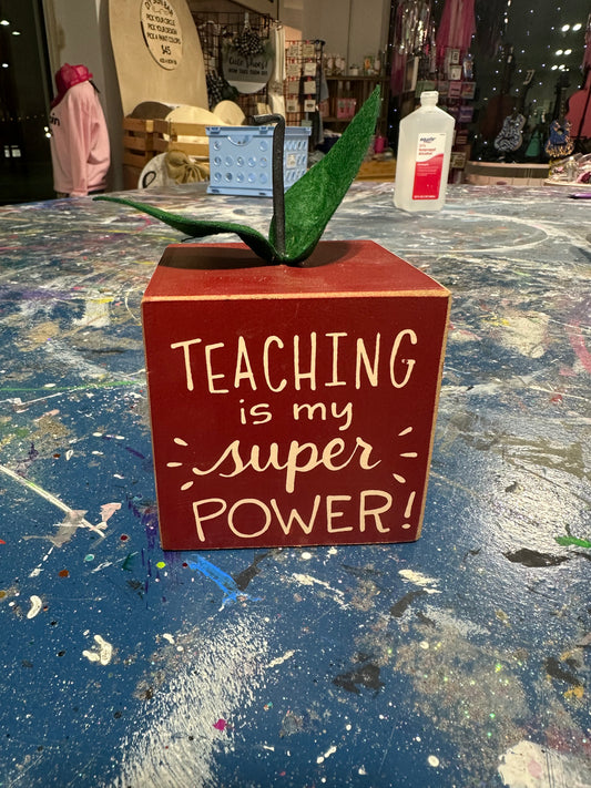 Teaching super power
