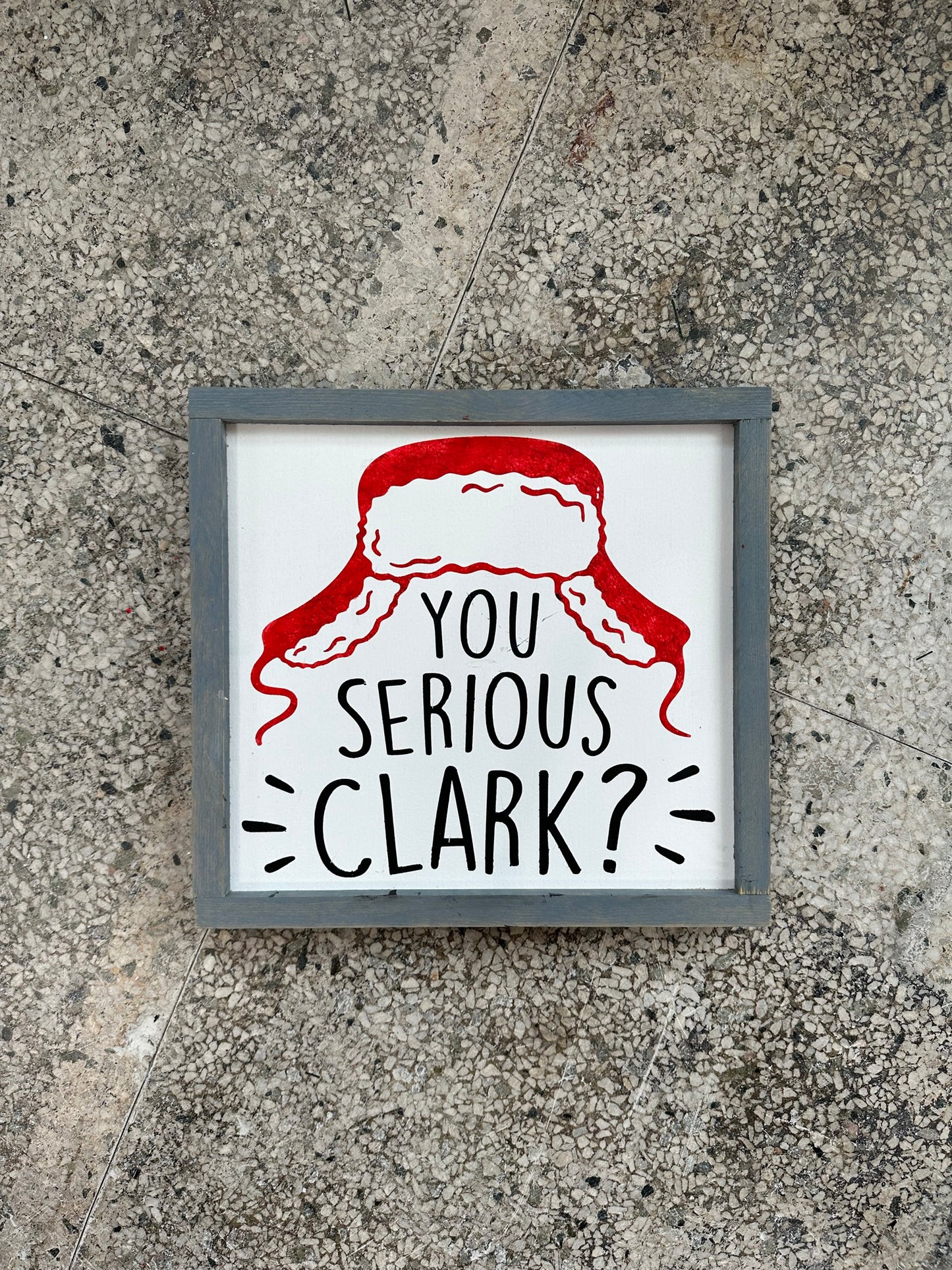 Serious Clark Sign