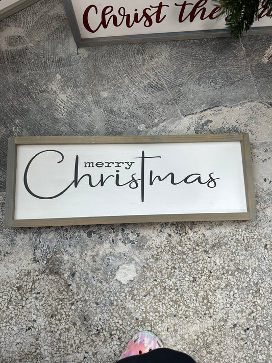 Merry Christmas Sign