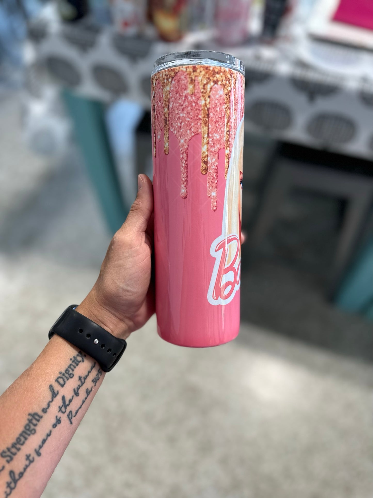 Bubble Gum Pink Tumbler